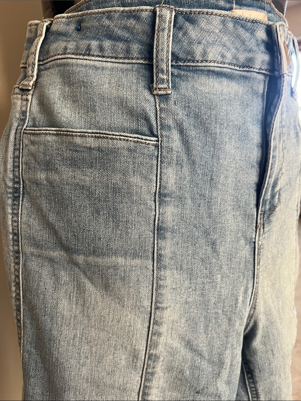 Altar'd State Light Blue High-Rise Wide-Leg Jeans - Picture 3 of 7